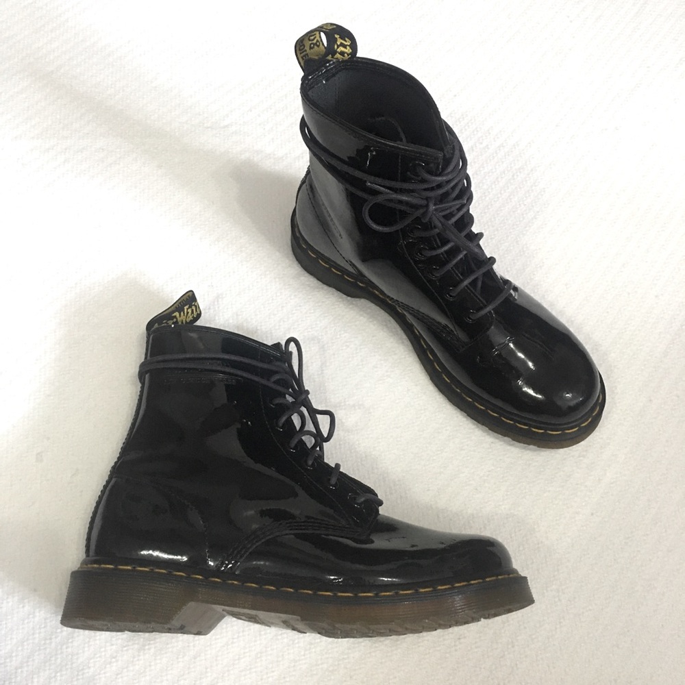 COPY - Dr. Martens Women's 1460 Patent Leather Combat Boots